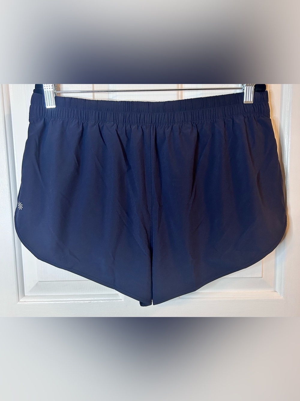 NWT ATHLETA Speedwork Mid Rise 2 1/2" Run Short- Navy - Picture 10 of 16